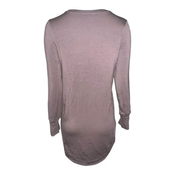 Athleta Dusty Purple Coaster Luxe Sweatshirt Dress Pockets XS NWOT - Picture 2 of 7